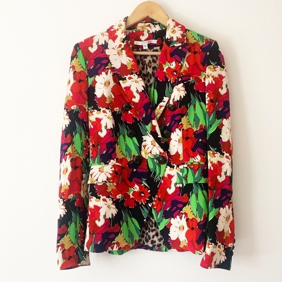 Veronica Beard Floral Miller Dickey Blazer - Picture 7 of 12